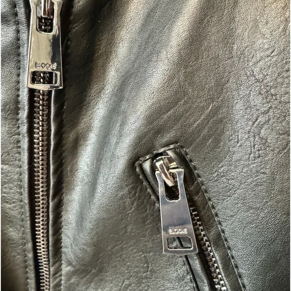 EUC Eloidie Faux Leather Motorcycle Jacket - Picture 3 of 8